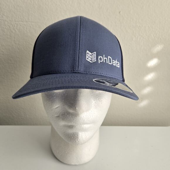 Travis Mathew Trucker Golf Hat Cap Snapback Flexfit 110 Flex Tech‎ Blue New - Picture 1 of 10